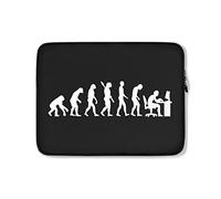 Housse Ordinateur Portable L'Évolution des Programmeurs Informatiques Ordinateur Portable Sacoche Antichoc Étanche Sacoche Ordinateur 15In, pour Hommes, Ordinateur Portable