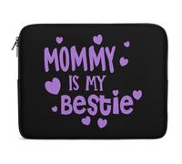 Housse Ordinateur Portable Maman Est Ma Meilleure Amie Pochette De Protection Laptop Sleeve Moderne Étanche Sacoche Ordinateur, pour Travel, Netbook, Hommes, 15In