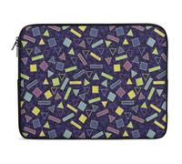 Housse Ordinateur Portable Memphis Triangles Carrés Rectangles Pochette De Protection Laptop Sleeve À La Saleté Housse De Protection Ordinateur, pour Netbook, Hommes, Travel, 15In