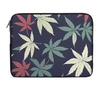 Housse Ordinateur Portable Motif De Feuilles De Mauvaises Herbes Pochette De Protection Laptop Sleeve À La Saleté Sacoche Ordinateur, pour Femmes, Ordinateur Portable, Netbook, 15In