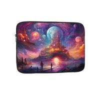 Housse Ordinateur Portable Mystère Lumineux Pochette De Protection Laptop Sleeve Étanche À La Saleté Sacoche Ordinateur, pour Netbook, Ordinateur Portable, Office, 15In