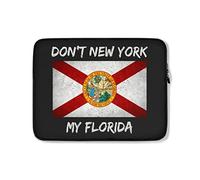 Housse Ordinateur Portable Ne Portez Pas Le Drapeau De New York, Mon Drapeau De Floride Housse De Protection Ordinateur Antichoc Étanche Pochette De Protection Laptop Sleeve 15In, pour Netbook