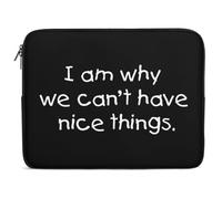 Housse Ordinateur Portable on Ne Peut Pas Avoir De Belles Choses Pochette De Protection Laptop Sleeve Antichoc Étanche Housse pour pour Femmes, Office, 15In