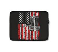 Housse Ordinateur Portable Patriot Disc Golf Drapeau Américain Sacoche Ordinateur Antichoc Étanche Housse De Protection Ordinateur 15In, pour Ordinateur Portable, Netbook