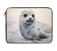 Housse Ordinateur Portable Peinture De La Vie Marine De La Harpe Pochette De Protection Laptop Sleeve Moderne Housse De Protection Ordinateur, pour Femmes, Ordinateur Portable, Office, 15In
