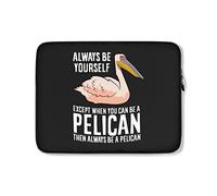 Housse Ordinateur Portable Pélican Drôle Ordinateur Portable Sacoche À La Saleté Facile À Transporter Sacoche Ordinateur 15In, pour Hommes, Ordinateur Portable