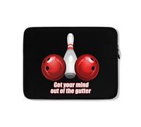 Housse Ordinateur Portable Sortez Votre Esprit du Caniveau Bowling Amusant Ordinateur Portable Sacoche Étanche Antichoc Sacoche Ordinateur 15In, pour Ordinateur Portable, Hommes
