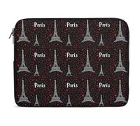 Housse Ordinateur Portable Tour Eiffel À Paris Pochette De Protection Laptop Sleeve Étanche À La Saleté Sacoche Ordinateur, pour Ordinateur Portable, Hommes, Netbook, 15In