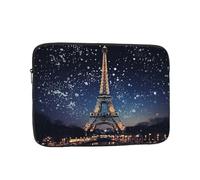 Housse Ordinateur Portable Tour Eiffel De Nuit À Paris Pochette De Protection Laptop Sleeve Antichoc Housse De Protection Ordinateur, pour Hommes, Ordinateur Portable, Netbook, 15In