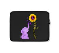 Housse Ordinateur Portable Tournesol Sensibilisation À La Maladie D'Alzheimer Je M'En Souviendrai pour Vous Ordinateur Portable Sacoche Moderne Sacoche Ordinateur 15In, pour Femmes, Netbook