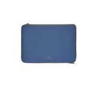 Housse ordinateur portable Tucano Doppio 14 pouces Bleu néoprène 4 mm à double compartiment