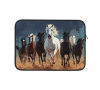 Housse Ordinateur Portable Un Groupe De Chevaux Housse De Protection Ordinateur Moderne Étanche Pochette De Protection Laptop Sleeve 15In, pour Hommes, Femmes