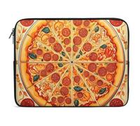 Housse Ordinateur Portable Une Pizza Complète Pochette De Protection Laptop Sleeve Moderne Étanche Sacoche Ordinateur, pour Netbook, Office, Travel, 15In