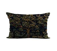 Housse Oreiller 40X60Cm, William Tree of Life Morris Vintage Fleur Pré Raphaélite Housse Coussin Super Doux Protège-Oreillers Super Lisse pour Chambre, Jardin