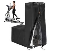 Housse ovale pour machine d'exercice - Tissu Oxford imperméable résistant aux intempéries | Protection UV et anti-poussière | Housse pliable pour rangement extérieur entraîneur elliptique
