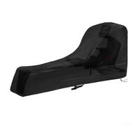Housse Oxford imperméable et anti-poussière pour rameur intérieur et extérieur, résistant aux rayures, adapté pour équipements de 110 x 52,1 x 45 cm, noir (600D)