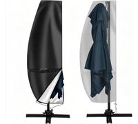 Housse Parasol Extérieur pour Shademaker Atlas ATL-30S 10FT 2021-pr | Tissu oxford résistant à l’eau, les terrasse, balcon, garage et espace de détente