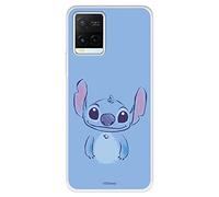 Housse paraVivo Y21S - Vivo Y33s Officiel de Lilo & Stitch Bleu Transparent pour protéger Votre téléphone Portable Coque Live en Silicone Souple avec Licence Officielle Disney