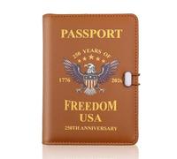 housse passeport, marron, Anniversaire de mariage