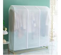 Housse Penderie, Translucide, 120 x 50 x 150 cm, Sac à Poussière Suspendu, pour Vêtements