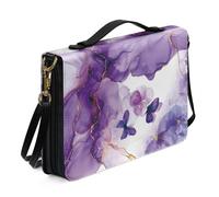 Housse Personnalisable for Bibles, Manuels Scolaires, Protecteur Pratique for Livres Avec Emplacement Intégré for Stylo, Housse Portable for Cahiers for Les Voyages, Les Études(Pattern C,25.9CM)