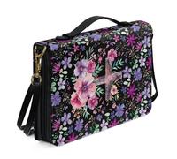 Housse Personnalisable for Bibles, Manuels Scolaires, Protecteur Pratique for Livres Avec Emplacement Intégré for Stylo, Housse Portable for Cahiers for Les Voyages, Les Études(Pattern J,30.5CM)