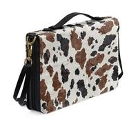 Housse Personnalisable for Bibles, Manuels Scolaires, Protecteur Pratique for Livres Avec Emplacement Intégré for Stylo, Housse Portable for Cahiers for Les Voyages, Les Études(Pattern D,25.9CM)