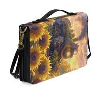 Housse Personnalisable for Bibles, Manuels Scolaires, Sac Pratique for Ranger Des Livres Housse De Protection Portable for Ordinateur Portable Idéale for Les Voyages, Les Études(Pattern H,23.4CM)