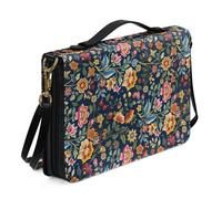 Housse Personnalisable for Bibles, Manuels Scolaires, Sac Pratique for Ranger Des Livres Housse De Protection Portable for Ordinateur Portable Idéale for Les Voyages, Les Études(Pattern E,23.4CM)