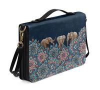 Housse Personnalisable for Bibles, Manuels Scolaires, Sac Pratique for Ranger Des Livres Housse De Protection Portable for Ordinateur Portable Idéale for Les Voyages, Les Études(Pattern G,28.5CM)