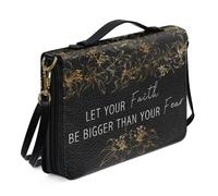 Housse Personnalisable for Bibliques, Cahiers, Sac Pratique for Ranger Des Livres Housse De Protection Portable for Manuels Scolaires Idéale for L'église Et Les Trajets Quotidiens(Pattern G,28.5CM)