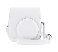Housse photo - TNB - LENSY - Compatible Fujifilm Instax mini 12 - Simili cuir - Blanc