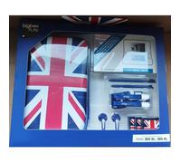 Housse Pochette 3DS XL NEW 3ds xl bleu uk flag + 2 stylet protection écran et dragonne