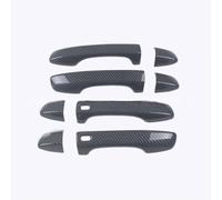 Housse Poignée Portière Compatible Avec VW Pour L Pour 2015-2022 Autocollant Poignée Porte Voiture Décoration Ensemble Modification Extérieure(Carbon fibe)