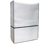 Housse Pompe a Chaleur Piscine, Cache Clim Exterieur, Matériau Composite a 5 Couches, Conception Fermée, Imperméable et Résistant au Soleil(96x36x125CM/37x14x49IN)