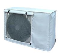 Housse Pompe a Chaleur Piscine, Cache Clim Exterieur, Tissu Oxford 600D, Conception Couvrante, Adaptées a Toutes Les Saisons(Blue,90x62x38CM/35x24x15IN)