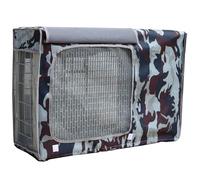 Housse Pompe a Chaleur Piscine, Cache Climatiseur, Conception a Couverture Intégrale, Convient a Toutes les Saisons, Imperméable, Coupe Vent(Gray,94x36x68CM/37x14x27IN)