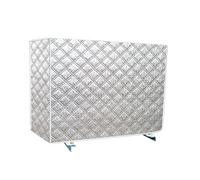 Housse Pompe a Chaleur Piscine, Housse Universelle Imperméable et Coupe Vent Cache Climatiseur Exterieur, Protection Contre la Neige sur Cinq Côtés(80x57x32cm/31.5x22.4x12.6in)