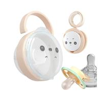 Housse Porte-Sucette | Boîtier Et Chaîne Pour Sucettes - Housse de Protection Portable pour Voyage -, Activités en Extérieur et Camping