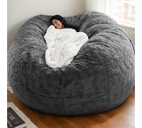 Housse Pouf sans Garnissage Velours Moderne Déhoussable Stretch Grande Taille Chaise Lecture Adulte Ado Peluches Pouf Gaming Chambre Salon Terrasse,I,180 * 90cm