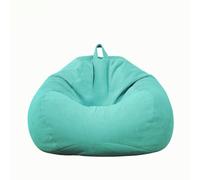 Housse Pouf Seule Velours Doux Extensible Lavable Épais sans Rembourrage Couleur Unie Fermeture Éclair Beanbag Chair Adult Bean Bags Adult,D,110 * 120cm