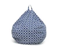 Housse Pouf Uniquement Velours Lavable Fermeture Éclair Épaissie Pas Remplissage Rangement Jouets Mous Tissu Extensible Couleur Unie Patio Bureau Salon Chambre,F,90 * 90cm