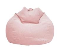 Housse pour adultes, pouf non rembourré, salon et chambre à coucher, couleur, 100 cm x 120 cm, solution d'assise confortable et élégante