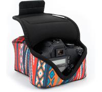 Housse pour Appareil Photo Reflex numérique avec Protection en néoprène, Boucle de Ceinture Holster ¿ Compatible avec Canon EOS Rebel T7, 850D, Nikon D3500, D5600, et Plus