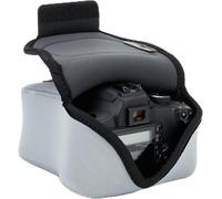 Housse pour Appareil Photo Reflex numérique avec Protection en néoprène, Boucle de Ceinture Holster ¿ Compatible avec Canon EOS Rebel T7, 850D, Nikon D3500, D5600, et Plus