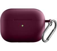 Housse pour Apple AirPods Pro 2 silicone Case Cover Etui Bumper Housse de protection bordeaux