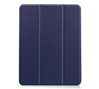 Lobwerk Étui de protection avec support pour stylet pour Apple iPad Air 4 (4ème génération) A2072/A2316/A2324/A2325 10,9" 2020 Bleu