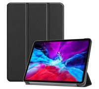 Housse Pour Apple Ipad Pro 12.9 Étui 2020 Support Pliant Dur Pc Dos Étui Intelligent Pour Funda Ipad Pro 12 9 Couverture 4th Génération Capa Black