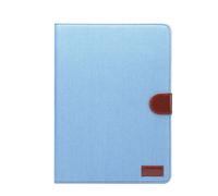 Lobwerk Coque de Protection en Denim pour Apple iPad Pro 2017 et iPad Air 3 2019 10,5 Pouces Bleu Clair