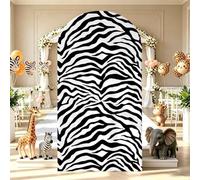 Housse pour arche à motif léopard housse arche à motif girafe bannière en tissu extensible ajustée cérémonie remise diplôme anniversaire mariage mariage anniversaire fête prénatale et décoration fête